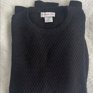 Men's Black Crewneck Sweater